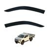AUSGO Injection Weather Shields for Toyota Hilux Extra Cab 2025-Onwards Front 2PCS Weathershields Window Visors Wind Deflectors