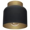 Brilliant 18cm Black Rene DIY Install Batten Fix Light Shade