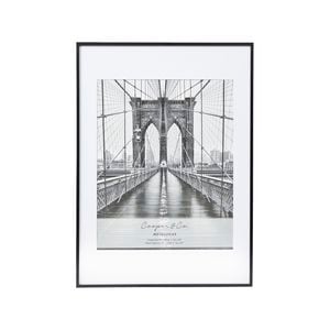 Cooper & Co. 50x70cm Mat to 40x50cm Black Premium Metallicus Photo Frame