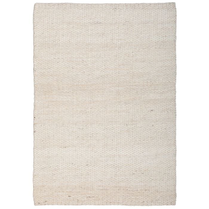 The Rug Connection Bee Off White 380x280cm - Extra Large Hand Loomed Jute Indoor Floor Rug