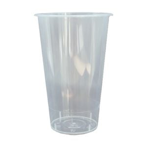 10x 15pc Partyware Reusable Frosted Plastic Cups Set 450ml Clear