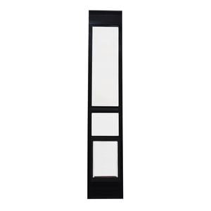 Hartman 385 x 270mm Large Black Pet Door For Patio And Sliding Doors