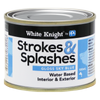 White Knight 100ml Sky Blue Strokes And Splashes Paint