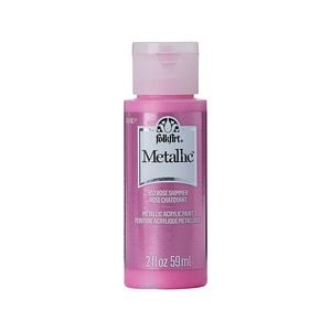 Folk Art Rose Shimmer Metallic Acrylic Paint