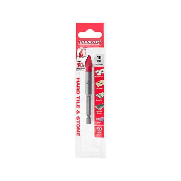 Diablo 10 x 90mm Speedemon Ceramic and Tile Drill Bit Bunnings Australia