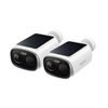 Reolink Argus Solar 2 Pack 5MP Security Cameras Wireless Outdoor Dual-Band WiFi 6