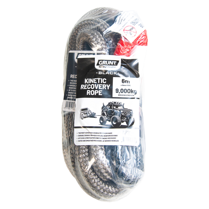 GRUNT 19mm x 6m 8000Kgs Kinetic Nylon Recovery Rope