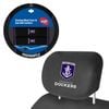Fremantle Dockers Official Afl Steering Wheel Cover And Headrest Covers Combo