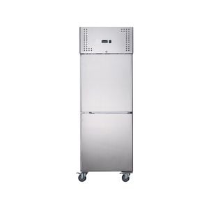 Lce Ld600btm Stainless Steel Two Door Upright Freezer