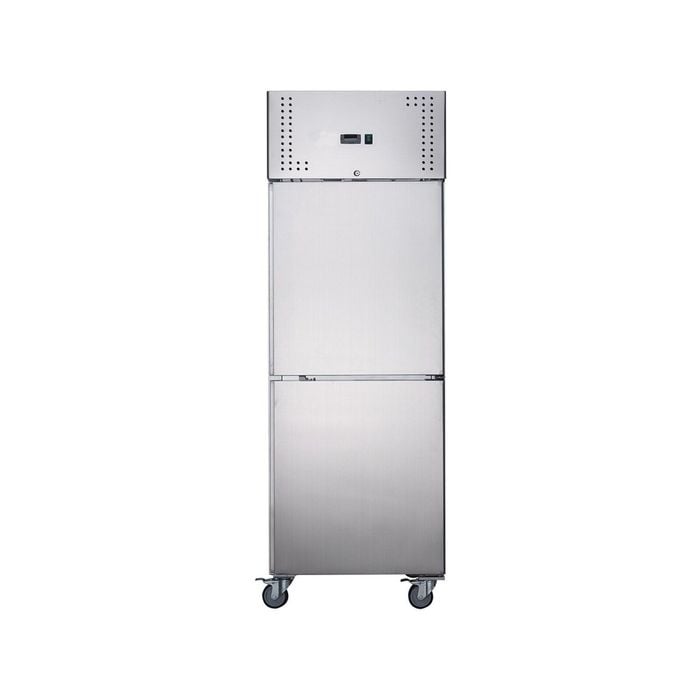 Lce Ld600btm Stainless Steel Two Door Upright Freezer