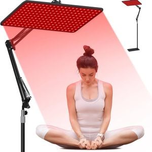 Advwin Red Light for Body and Face, Infrared Light Therapy with Stand, LED 660nm 850nm 940nm for Full Body Skin Home