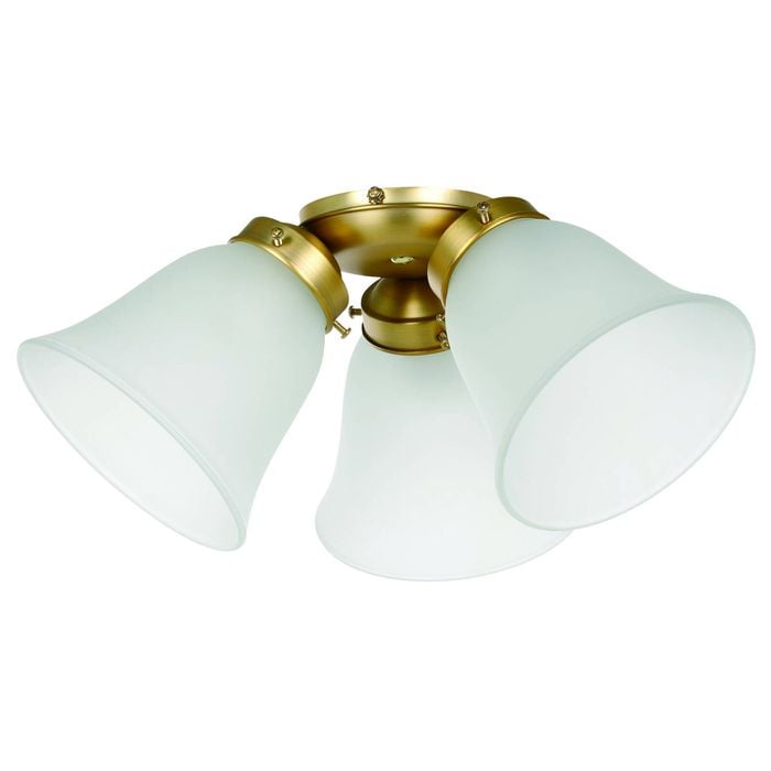 Eglo Waikiki Fan Light 3x40w Brass Matt (Light Kit Only, Fan Sold Separately)