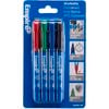 Empire Coloured Fine Marker Pens - 4 Pack