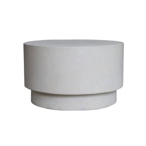 Modern Furniture ROCCO Indoor & Outdoor Coffee Table 60cm - White Concrete