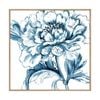 Artey | Norwegian Botanical II - Framed Canvas - Natural Frame - 84 x 84cm
