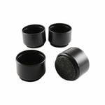 Surface Gard 25mm Round External Felt Based Chair Tips -  4 Pack