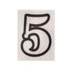 Sandleford 80mm Self Adhesive Night Shine House Number 5