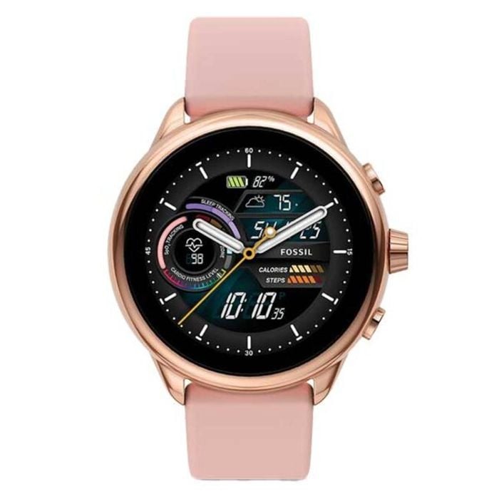 Fossil Gen 6 Wellness Edition Smartwatch Blush Silicone - Rose Gold (FTW4071)