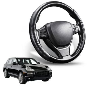 Segmented Steering Wheel Cover for Porsche Cayenne 2002 - 2010 9PA, 9PA Facelift