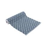 Ladelle Eden Ribbed Recycled Cotton Table Runner 33 x 150 cm Navy