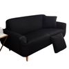 Catzon 2 Seater Stretch Sofa Cover Non-slip Polyester Printing Elastic Bottom