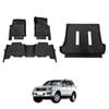 AUSGO Floor Mats & Boot Liner Set for Toyota Landcruiser Prado 120 Auto Trans VX & Grande 2003-2009 Car Floor Liners Cargo Mat