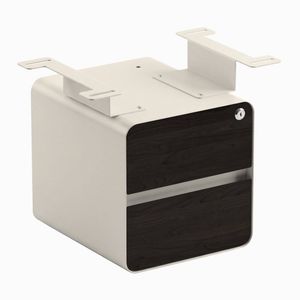 Desky Minimal Under Desk Cabinet Wheat Frame