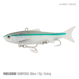 Samaki Vibelicious Thumper Tail 100mm Vibe Fishing Lure Hardy Head