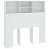 vidaXL Headboard Cabinet White 100 cm