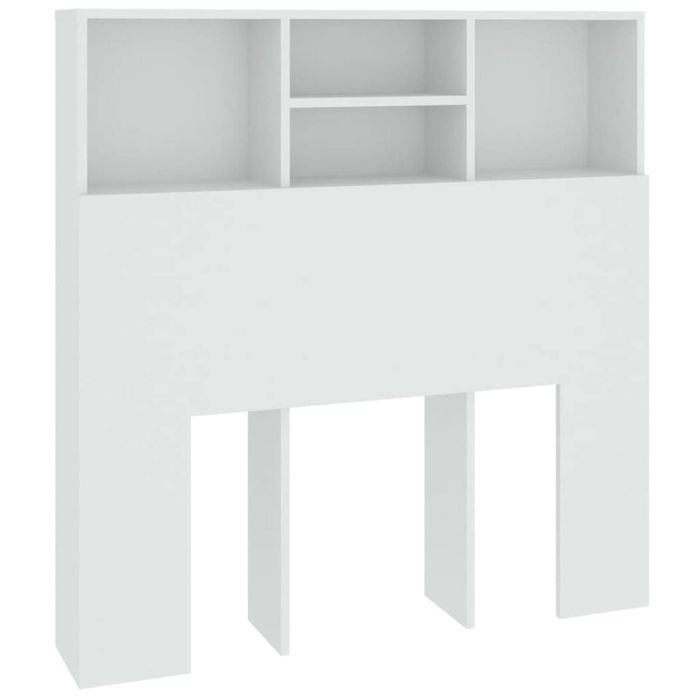 vidaXL Headboard Cabinet White 100 cm