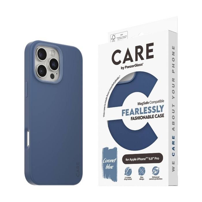 Panzer Fashion Mag-Safe Phone Case for iPhone 2024 Pro Max - Blue