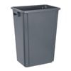 Jantex Slim Bin Grey 60l 600x455x312mm Space Saving Waste Management Polypropylene Commercial Kitchen Storage