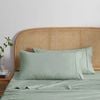 Dreamaker 1500tc Cotton Rich King Pillowcase Twin Pack - Sage