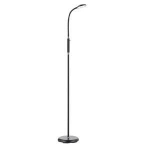 Telbix Tyler Modern Standing Floor Lamp Light Metal Black