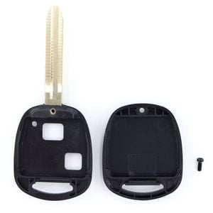 Compatible With Toyota Prado Rav4 Corolla Remote Car Key Blank Shell/case Pack Of 2