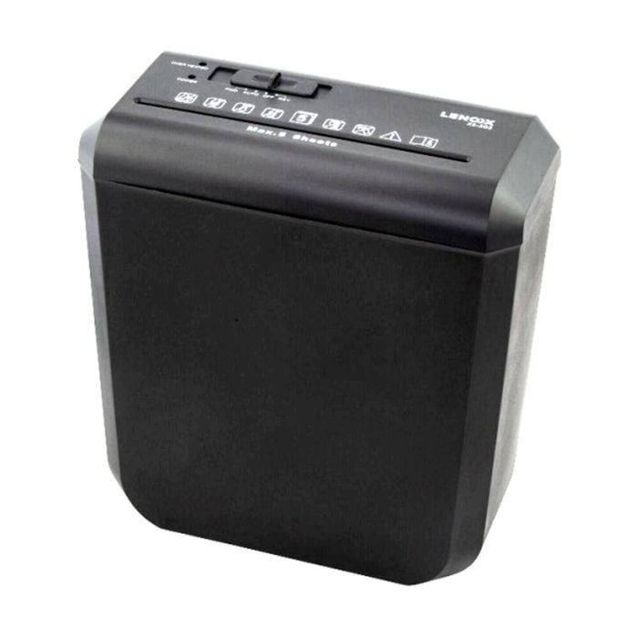 Lenoxx Paper Shredder w/10 Liter Bin 5 A4 Sheet Shred Capacity 180W Black