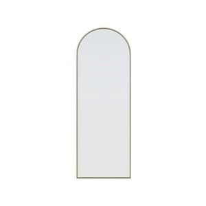 Future Glass 1700 x 600mm Satin Brass Lean Arch Mirror