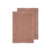 2pc Ladelle Ollie Waffle Weave 100% Cotton Kitchen Towel Reusable Terracotta