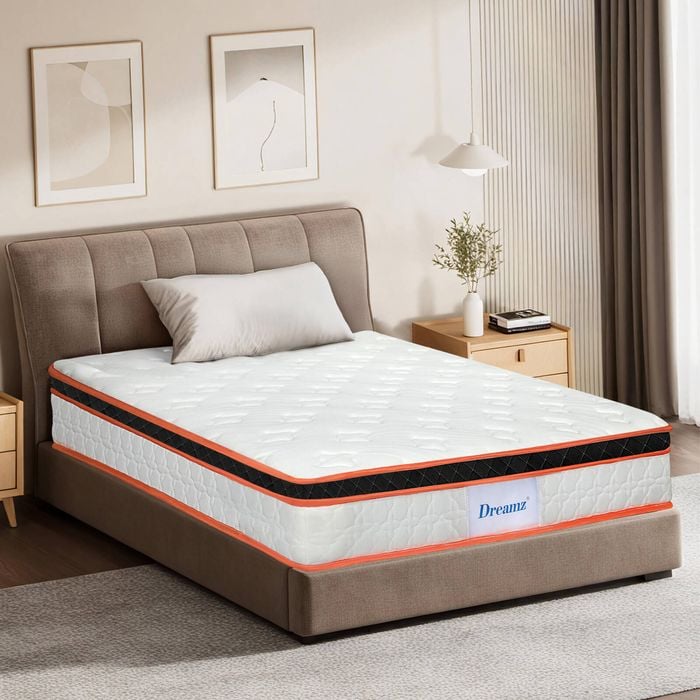 Dreamz Hybrid Mattress Eurotop 26CM Mattresses Pocket Springs - Single