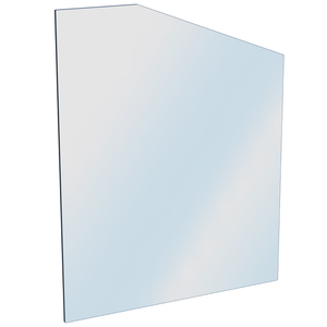 ProtectorAl 1200 x 1700 - 1200 x 12mm Glass Pool Slope Panel