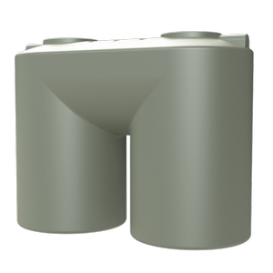 Melro Tanks 5000L Mist Green Slimline 5010 Poly Water Tank