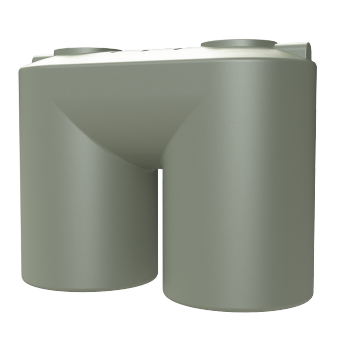 Melro Tanks 5000L Mist Green Slimline 5010 Poly Water Tank
