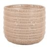 Astin Sinclair 350 x 300mm Cream Poly Rattan Basket Planter Large
