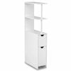 Costway Slim Storage Cabinet Kitchen Organizer Cart Shelf Drawer Entryway