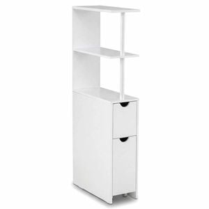 Costway Slim Storage Cabinet Kitchen Organizer Cart Shelf Drawer Entryway