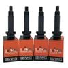 4-Pack SWAN Ignition Coil for Toyota Echo, Prius & Yaris (1.3L/1.5L)
