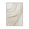 Sculpted Veil Hand-Painted Textured Canvas Wall Art