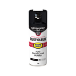 Rust-Oleum 340g Black Flat Stops Rust Custom Spray 5 In 1 Spray Paint - Black Flat