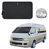 Front Windscreen Sun Shade for Toyota Hiace Van 2005 - 2018 (Crew) - S 150 x 85 cm - Black