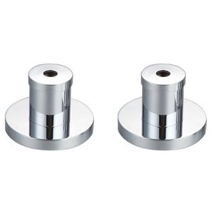 Shaw & Mason Chrome Style Wall Flange - 2 Pack